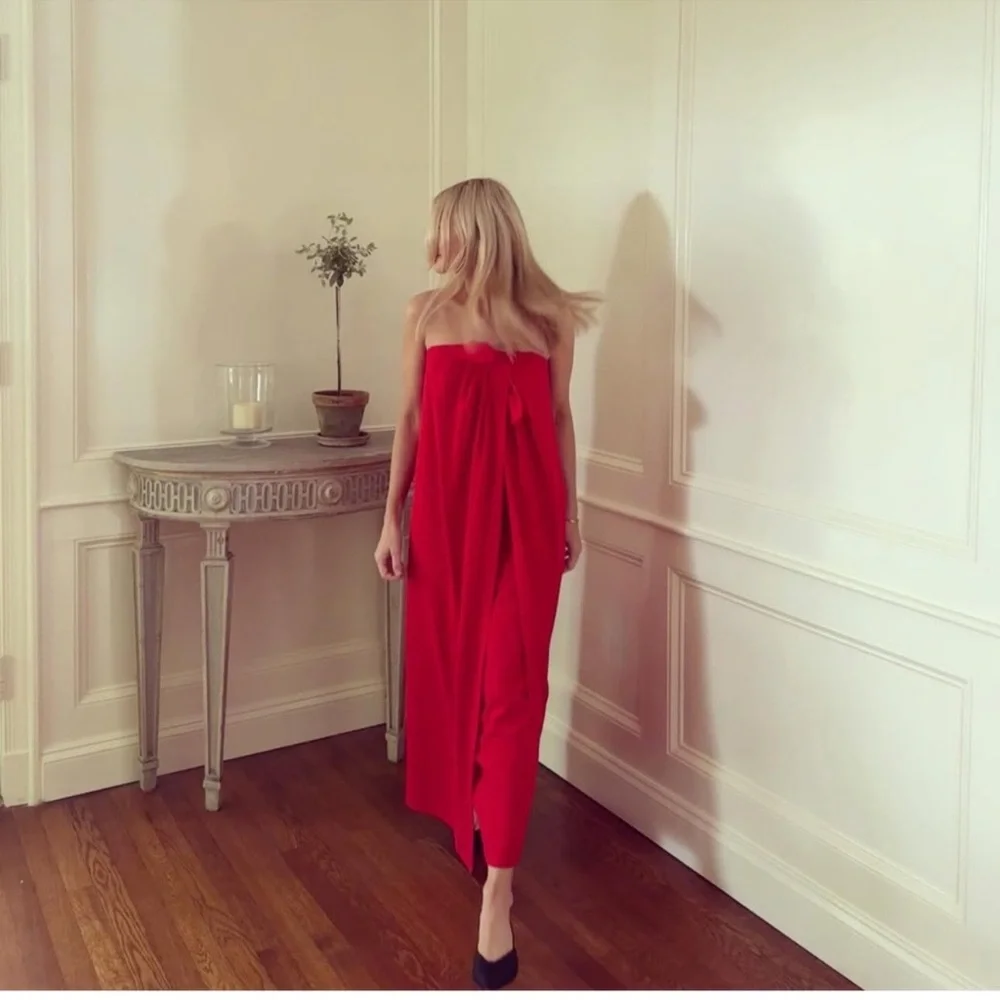 NWT Antonio Melani Elizabeth Damrich Radziwill Full Length Strapless Midi Dress - Picture 3 of 11